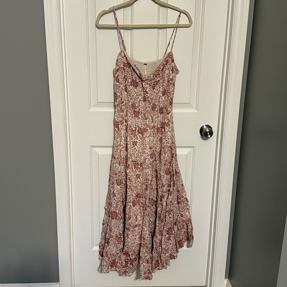 Free People Ivory Floral Print Maxi - Picture 3 of 3